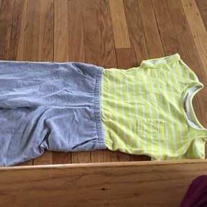 STRIPED CAT & JACK BOOTLEG CUT JUMPSUIT